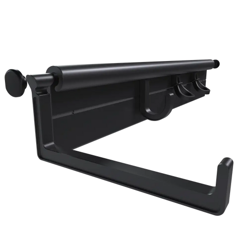 18-Inch Wall-Mounted Storage System with Adjustable Hooks – Heavy-Duty Organizer for Tools, Brooms, Mops, and More – Ideal for Garages, Kitchens, Closets, and Sheds